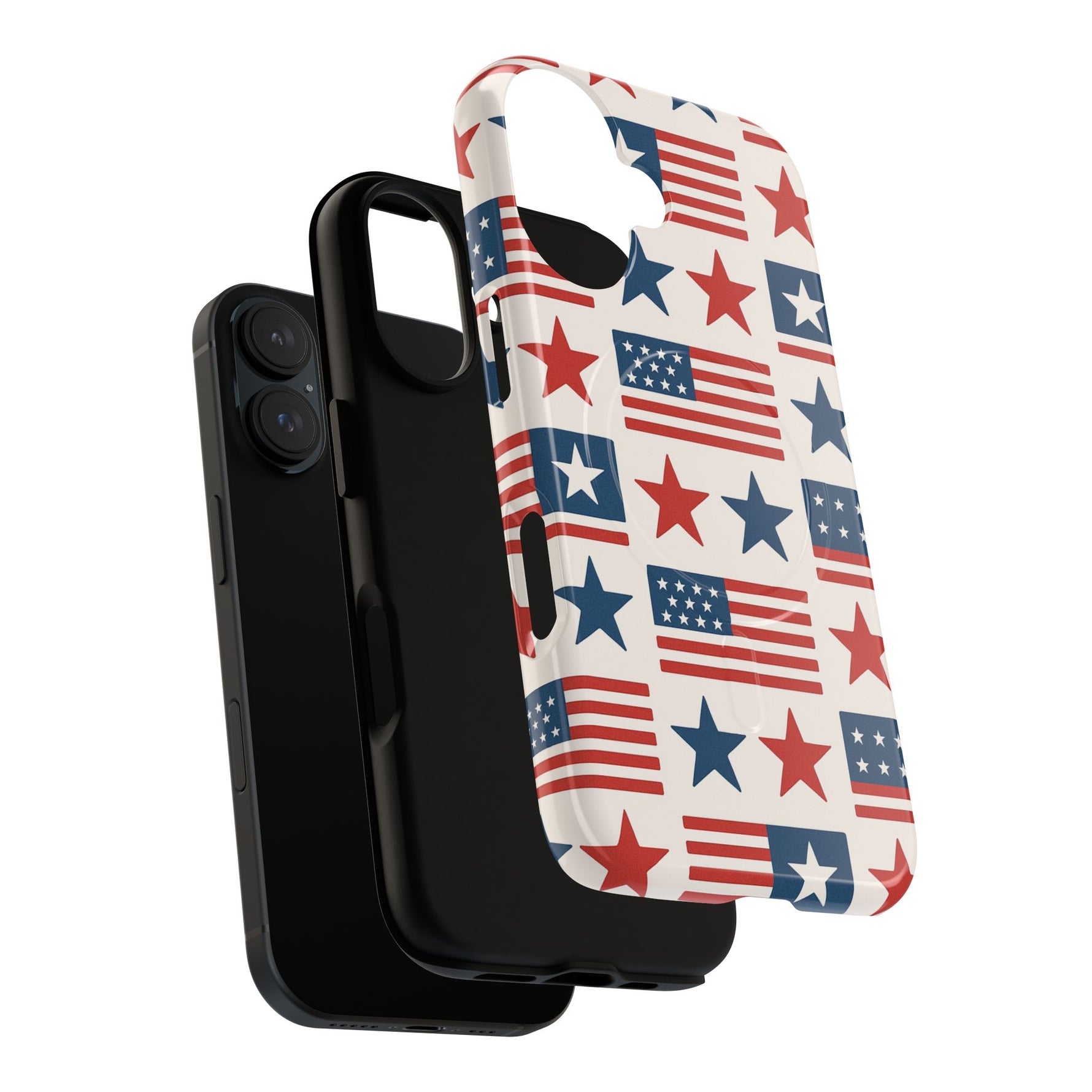 Patriotic American Flag iPhone Case | MagSafe