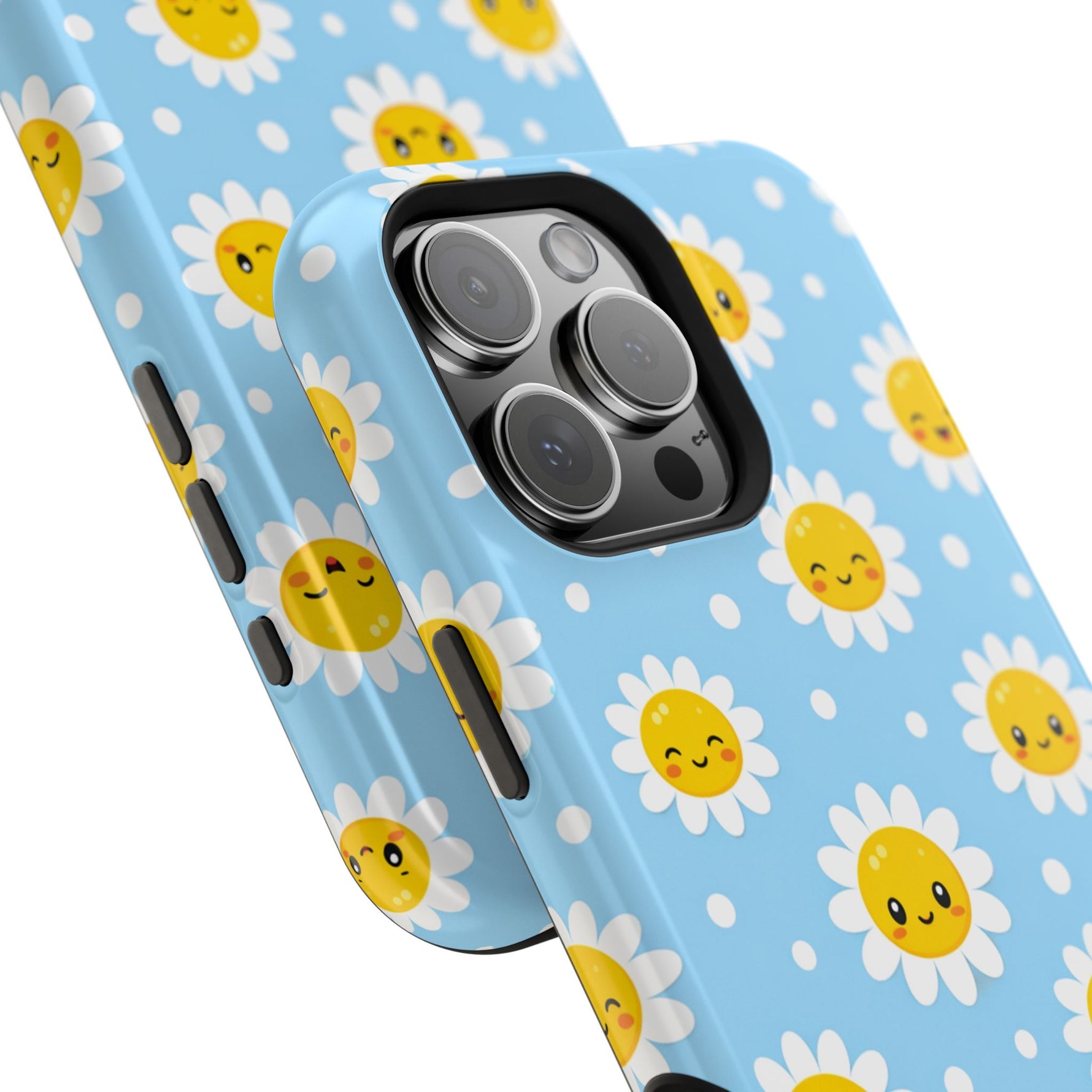 Sunny Daisy MagSafe Compatible Magnetic Phone Case — Impact-Resistant Cover