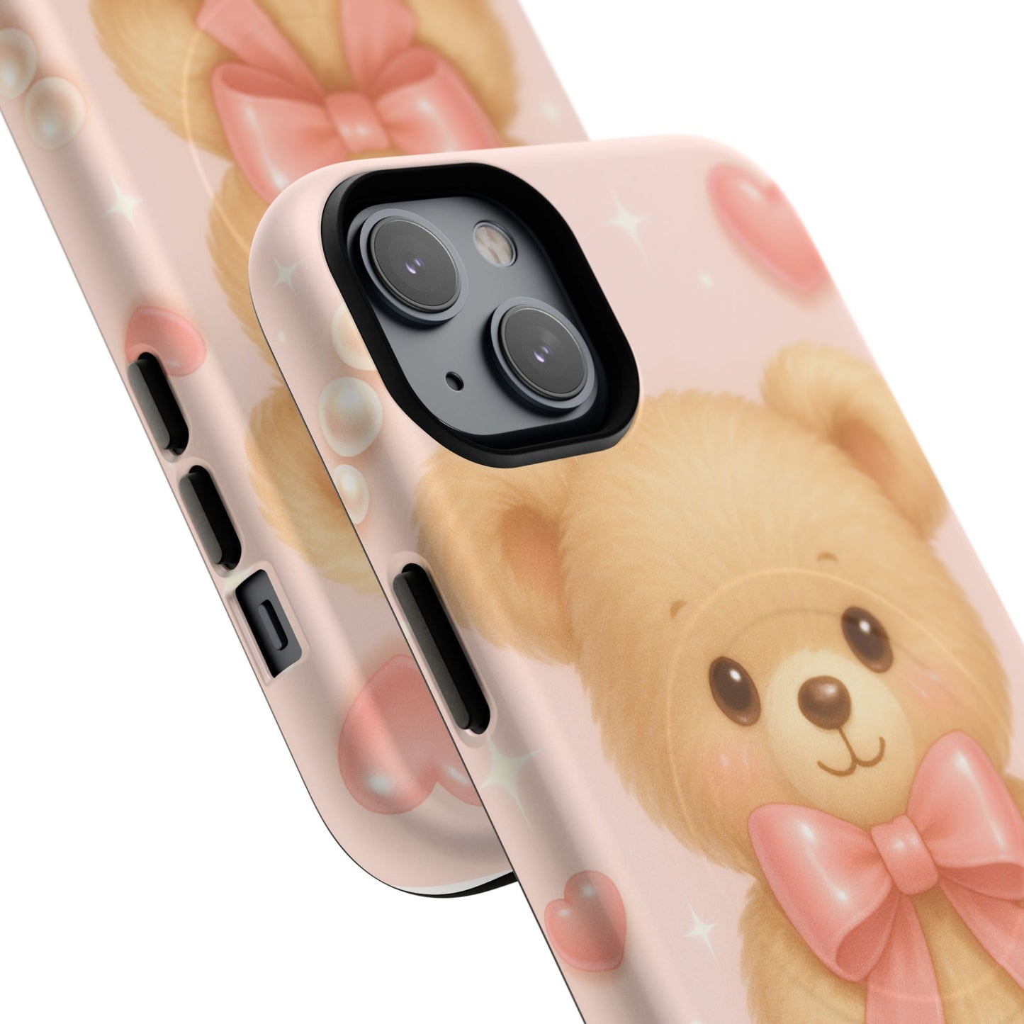 Ribbon Teddy Bear Love iPhone Case with MagSafe
