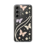 Butterfly Pearl Impact-Resistant Clear iPhone Case - Shamo's