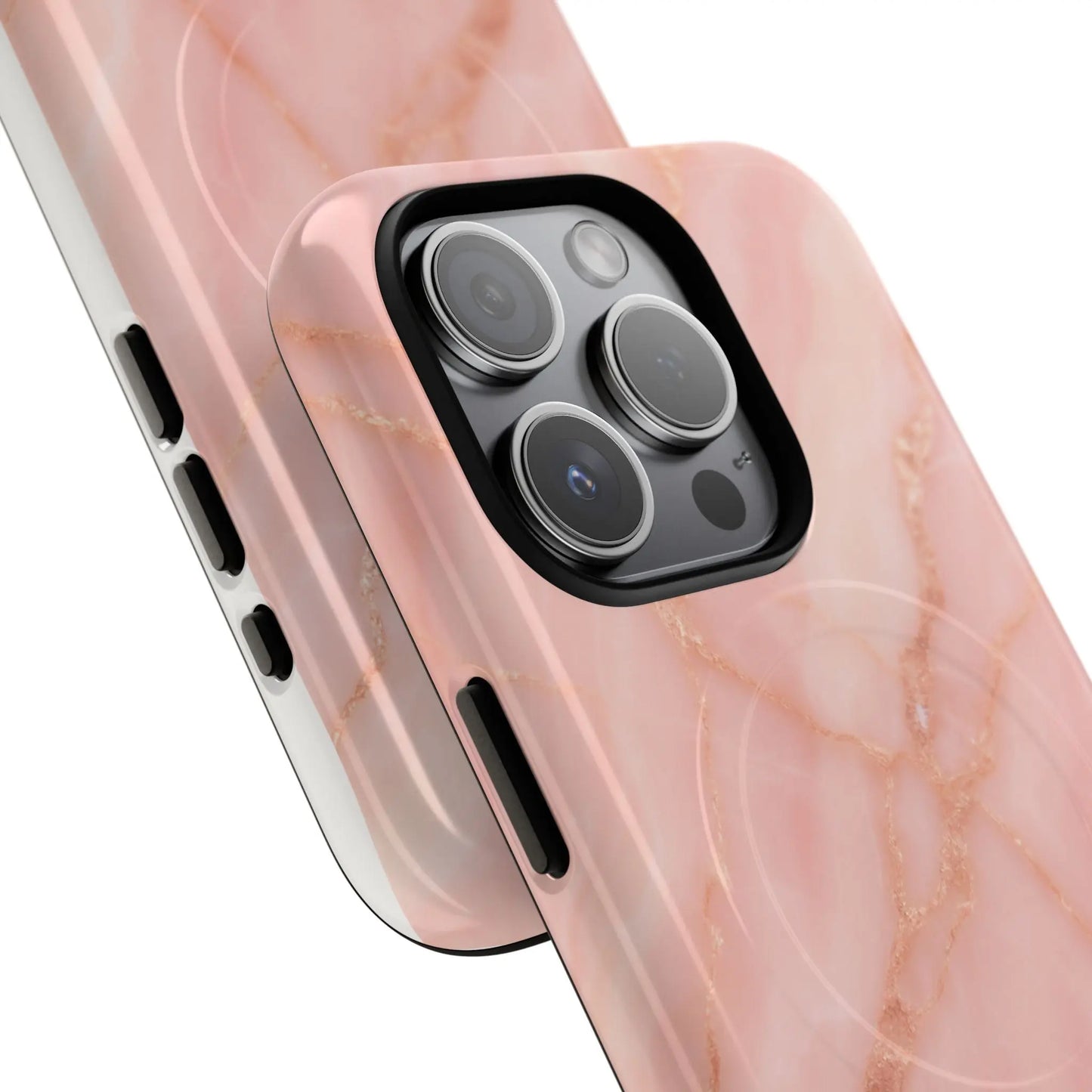 Blush Pink Marble iPhone Case with MagSafe - Shamo's