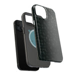 Dark Carbon Fiber Texture Magnetic Impact-Resistant iPhone Case | MagSafe compatible  Shamo's