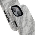 Silver Mist Marble iPhone Case with MagSafe - Shamo's