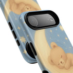 Sleepy Teddy Bear & Stars iPhone Case with MagSafe  Shamo's