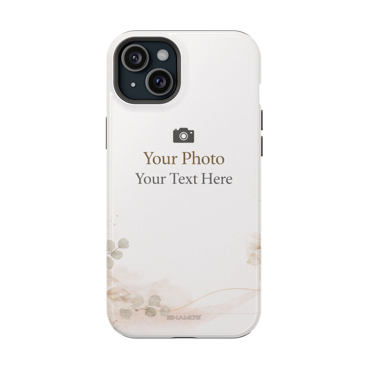 Personalizable Impact-Resistant Phone Case — Add Photo & Text