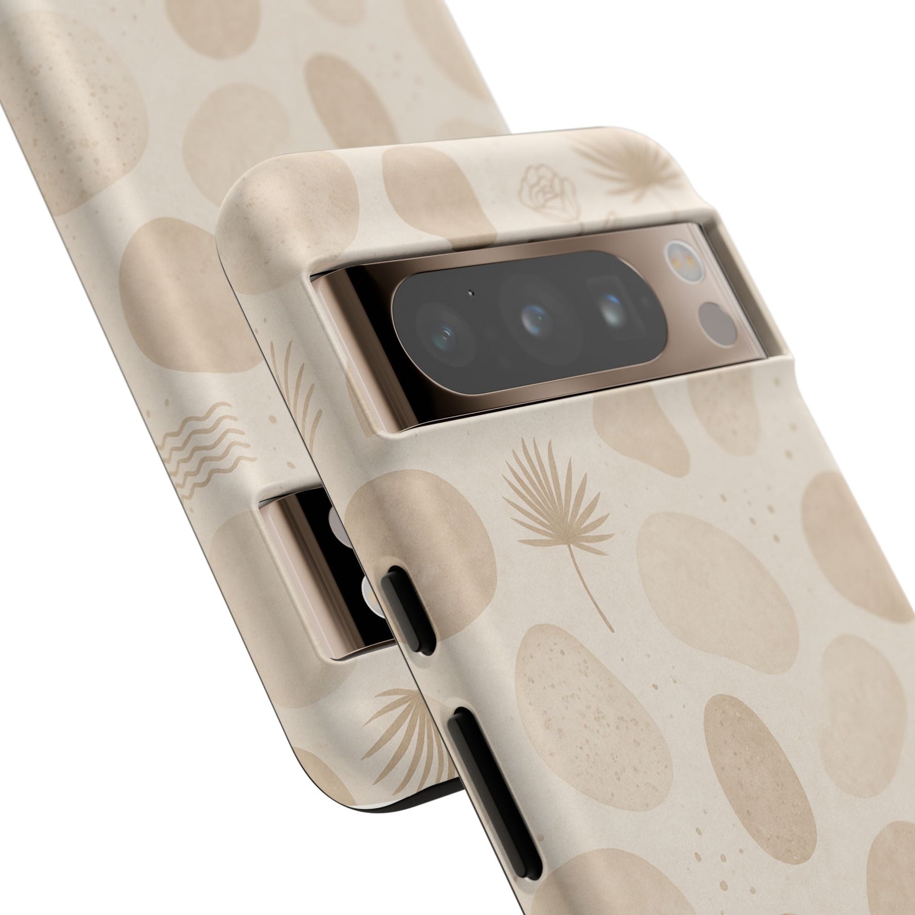Neutral Pebble Pattern Tough iPhone Case  Shamo's