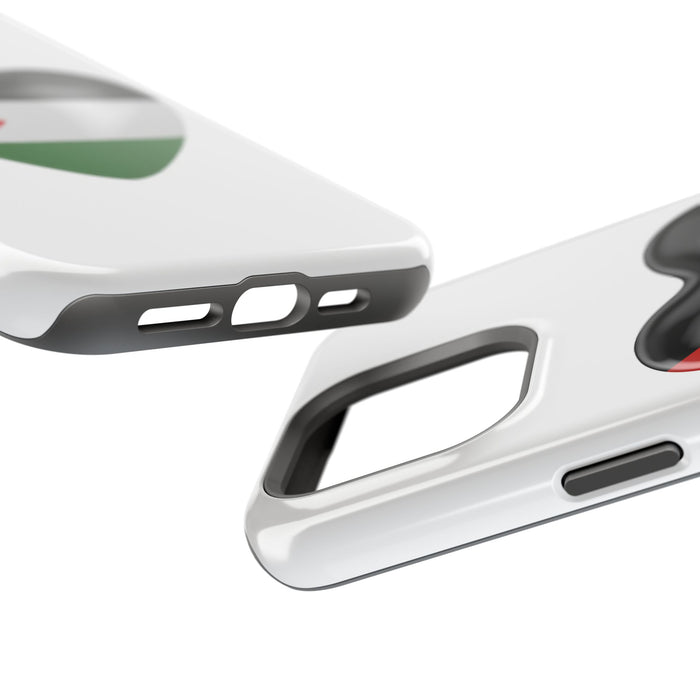 MagSafe Tough Cases with Palestinian flag in heart shape