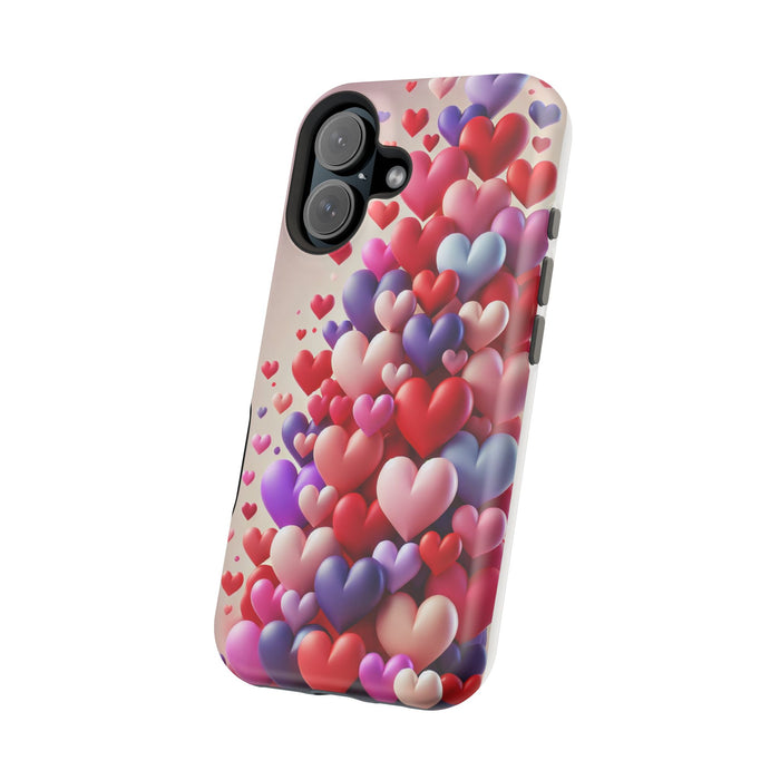 Shamo's Phone Case | MagSafe Compatible | Love Hearts Theme for iPhone 17 and more