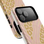 Pink Gold Leopard iPhone Case compatible with MagSafe  Shamo's