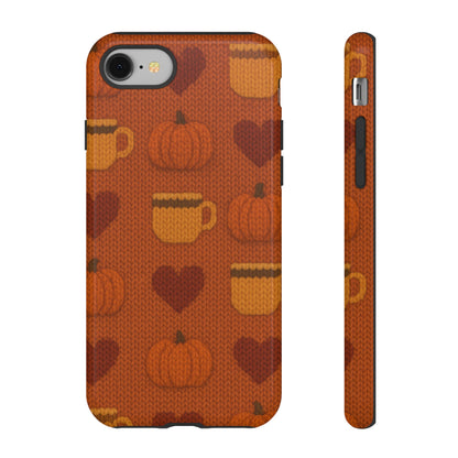 Fall Pumpkin & Coffee iPhone Case - Shamo's