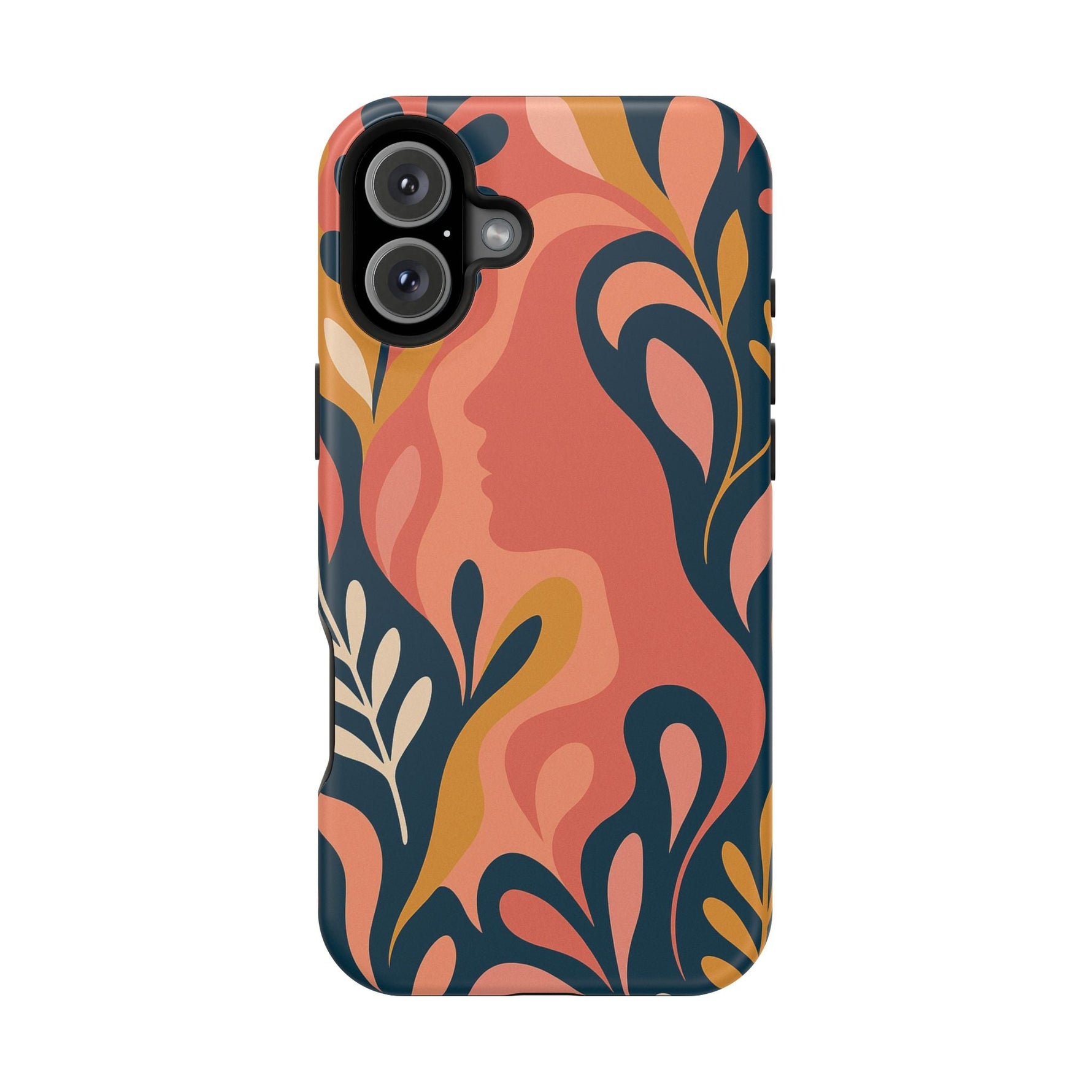 Floral Feminine Abstract MagSafe Impact-Resistant iPhone Case  Shamo's iPhone 16 Plus / Matte