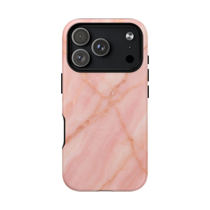 Blush Pink Marble iPhone Case with MagSafe - Shamo's