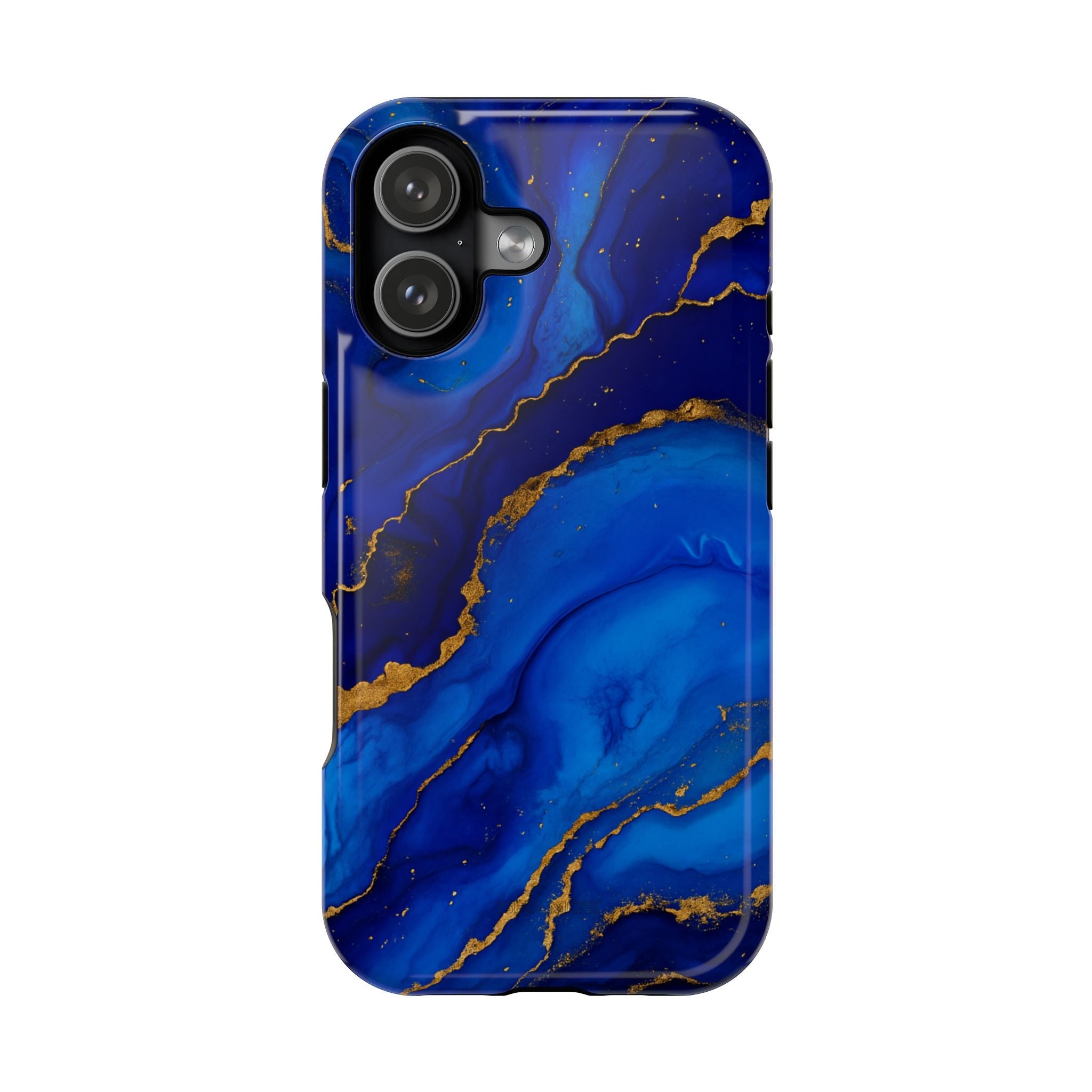 Blue Gold Marble Phone Case  Shamo's iPhone 17 Pro Max / Glossy / Without gift packagin #iphone-17-pro-max