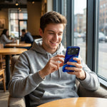 Blue Gold Marble Phone Case  Shamo's