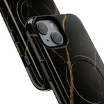 Black & Gold Marble iPhone Case with MagSafe - Shamo's