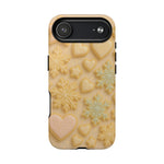 Heart & Snowflake Holiday iPhone Case — compatible with MagSafe - Shamo's