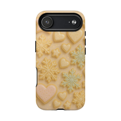 Heart & Snowflake Holiday iPhone Case — compatible with MagSafe - Shamo's