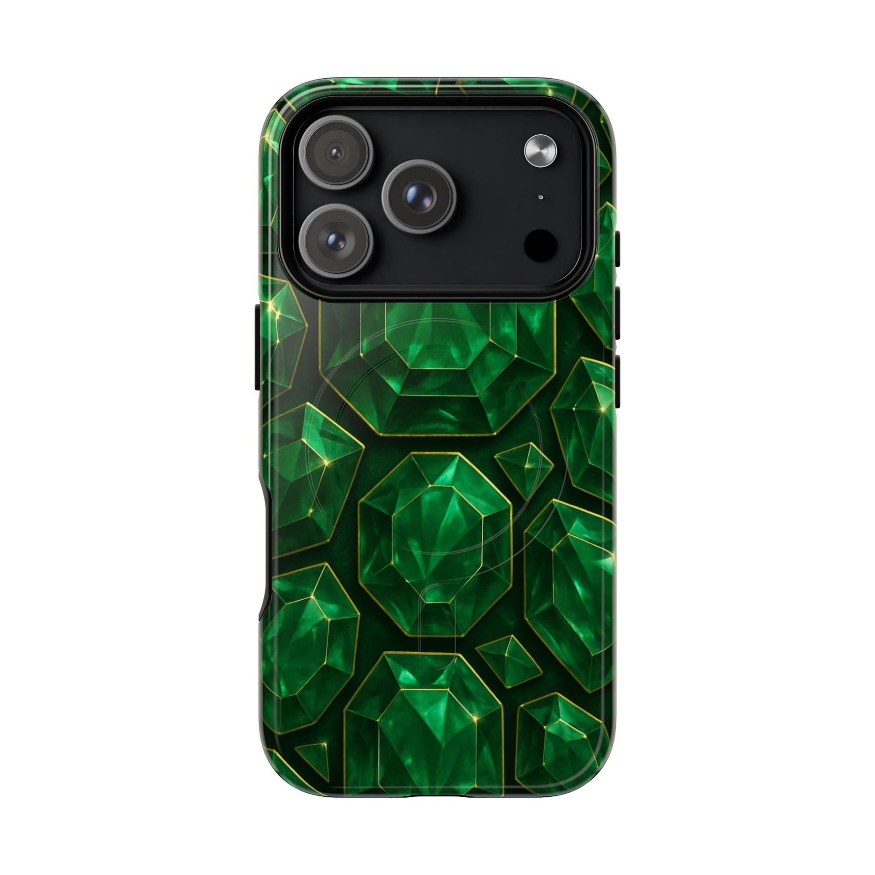 Luxury Series Emerald Gem iPhone Case with MagSafe - Shamo's