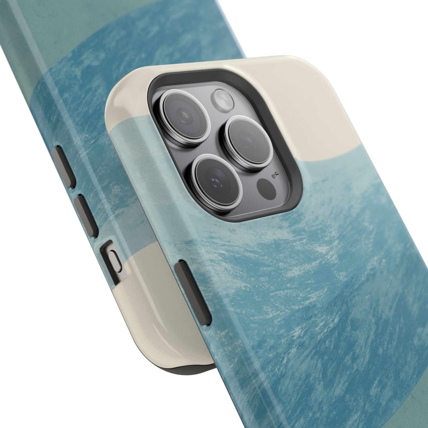 “Calm Over Chaos” Abstract Ocean Wave iPhone Case | MagSafe Compatible  Shamo's