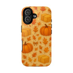 Autumn Harvest iPhone Case — Pumpkin & Haystack Fall with MagSafe - Shamo's
