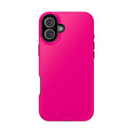 Neon Pink MagSafe Compatible Impact-Resistant Phone Case Hot Pink