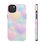 Cute Rainbow Hearts Phone Case  Shamo's iPhone 14 Plus