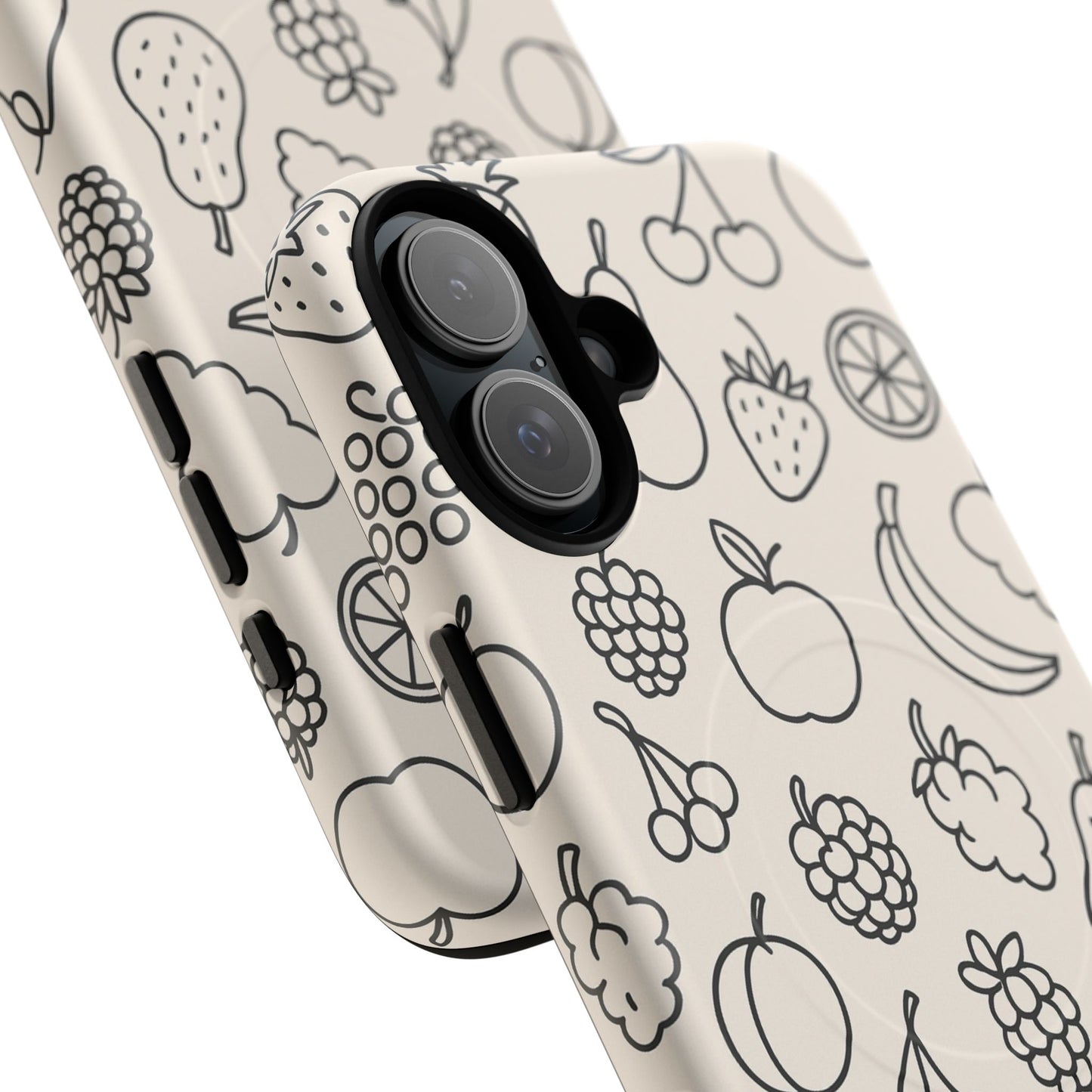 Fruit Pattern Tough iPhone Case | Compatible with MagSafe