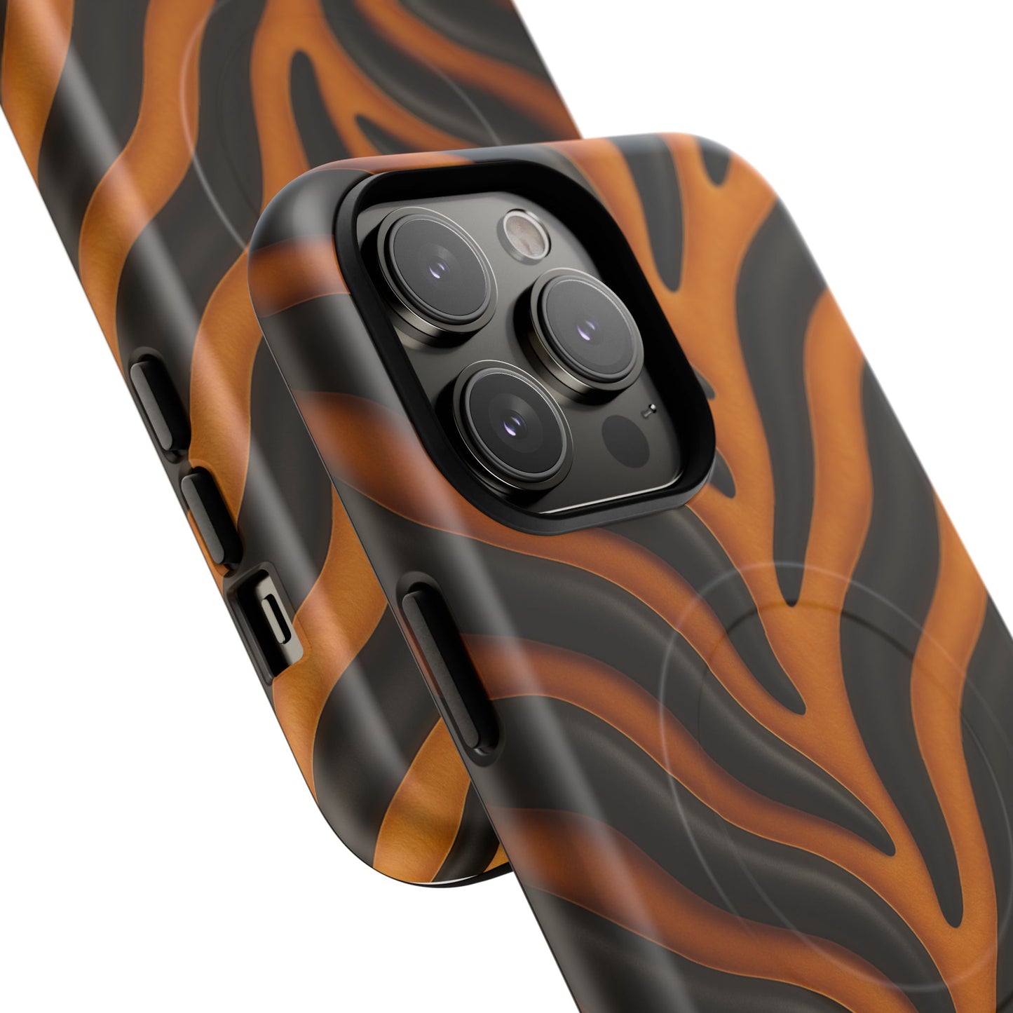 Fierce Tiger Striped iPhone Case - Works with MagSafe