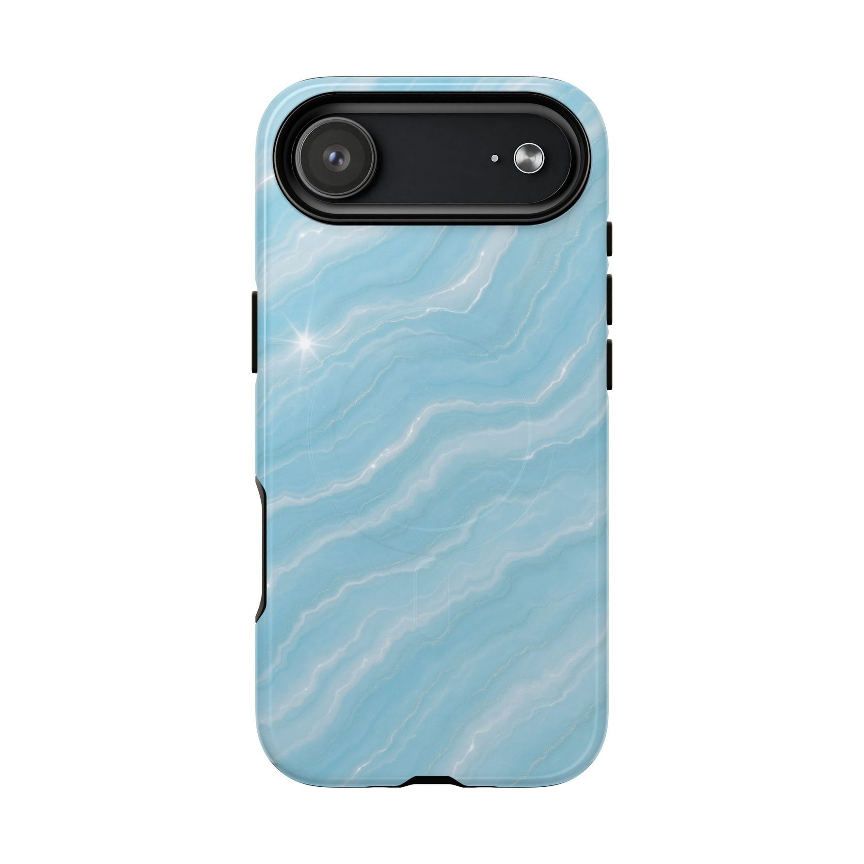 Sky Glow Marble iPhone Case with MagSafe - Shamo's