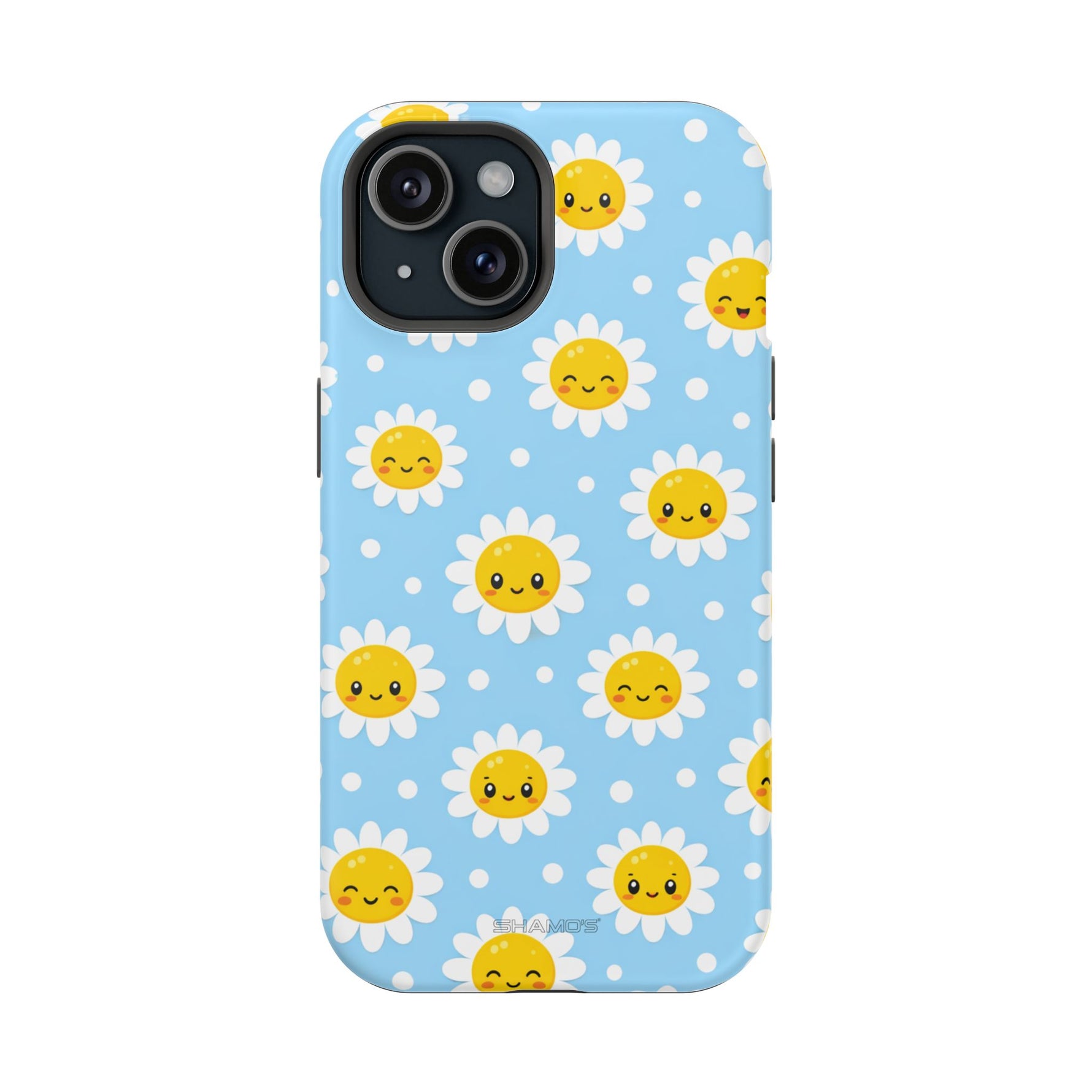 Sunny Daisy MagSafe Compatible Magnetic Phone Case — Impact-Resistant Cover