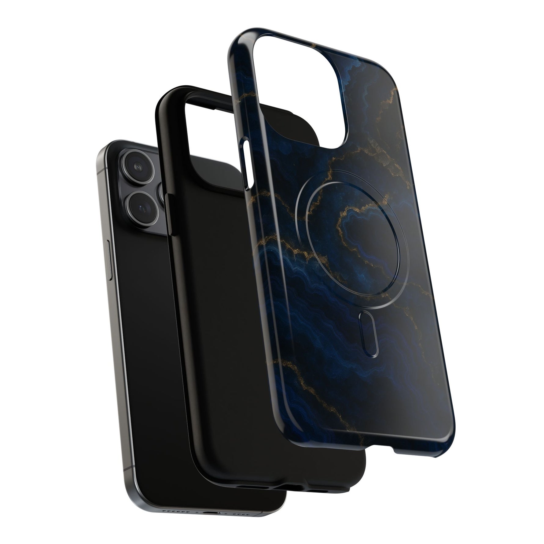 Midnight Marble iPhone Case with MagSafe - Shamo's