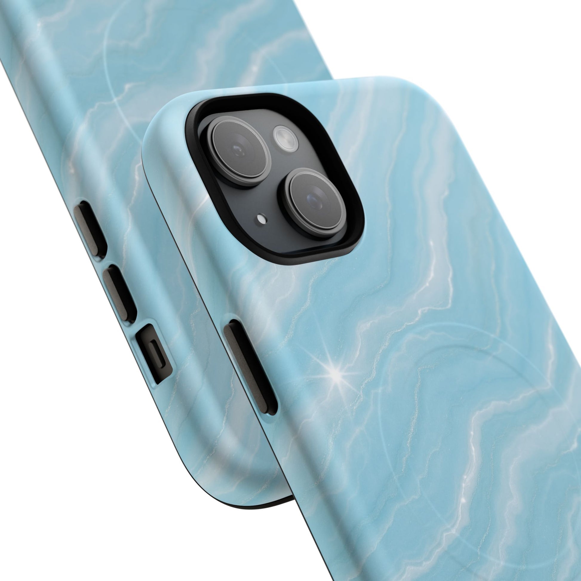 Sky Glow Marble iPhone Case with MagSafe - Shamo's