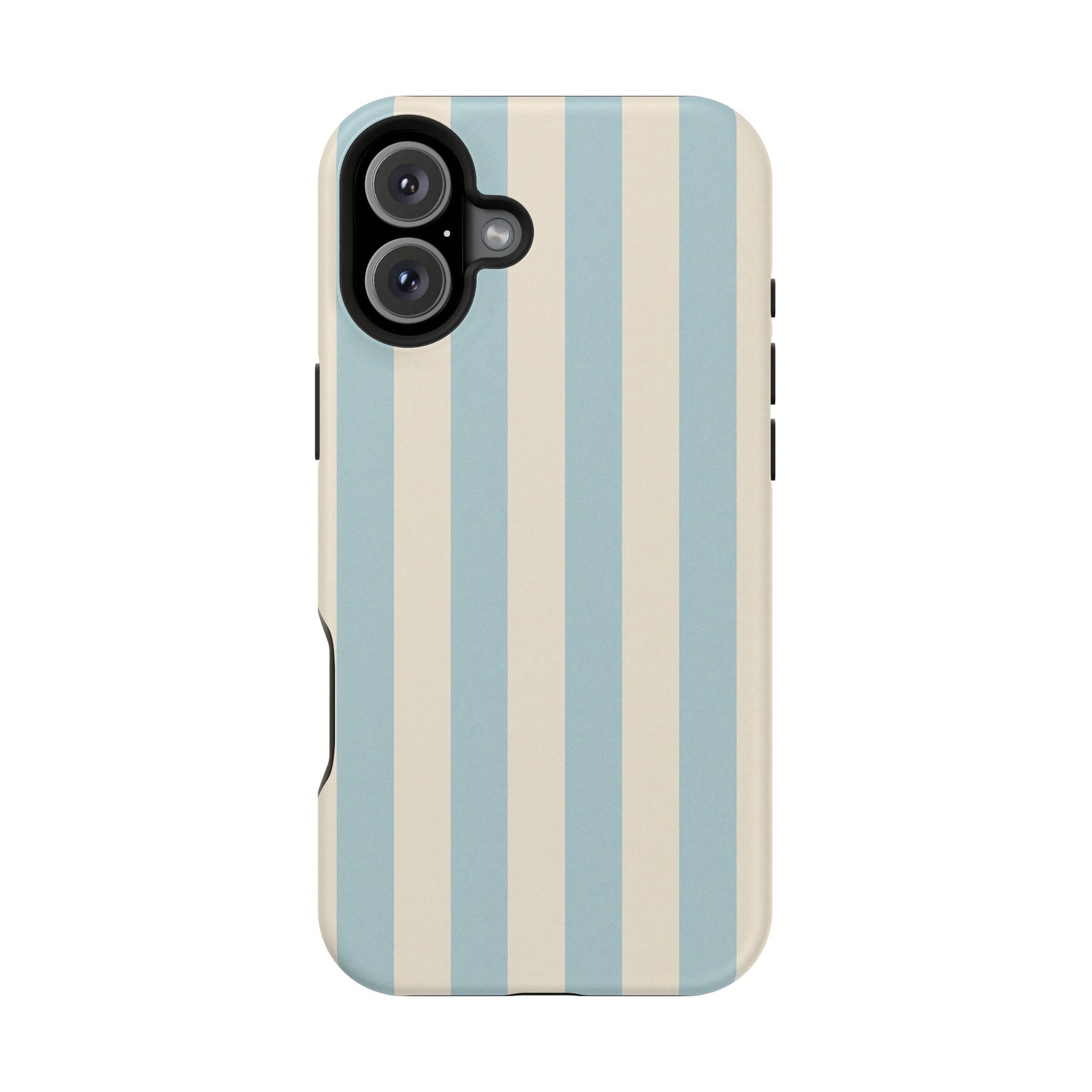 Blue Strips Pattern iPhone Case Compatible with MagSafe - Shamo's