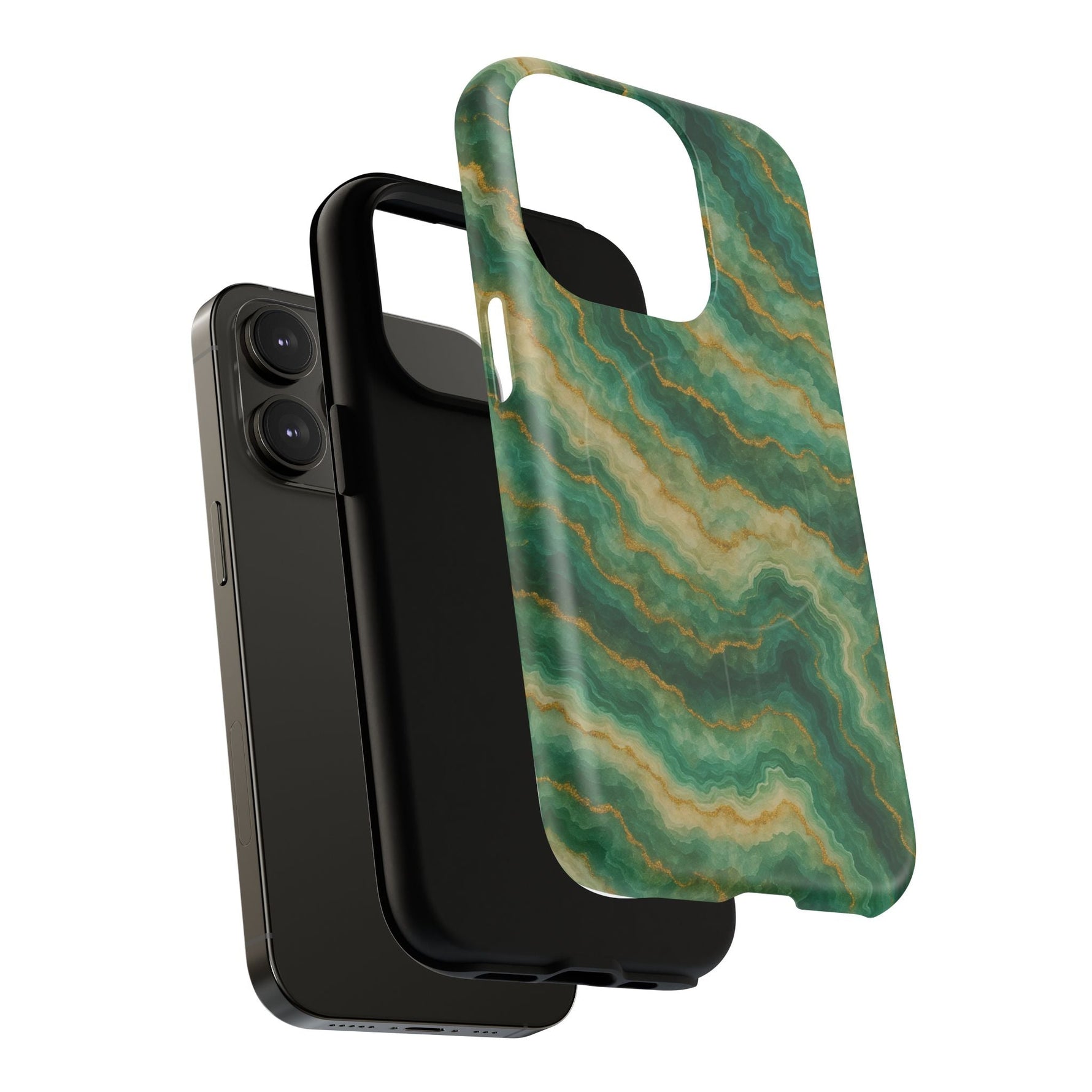 Green Marble iPhone Case with MagSafe  Shamo's