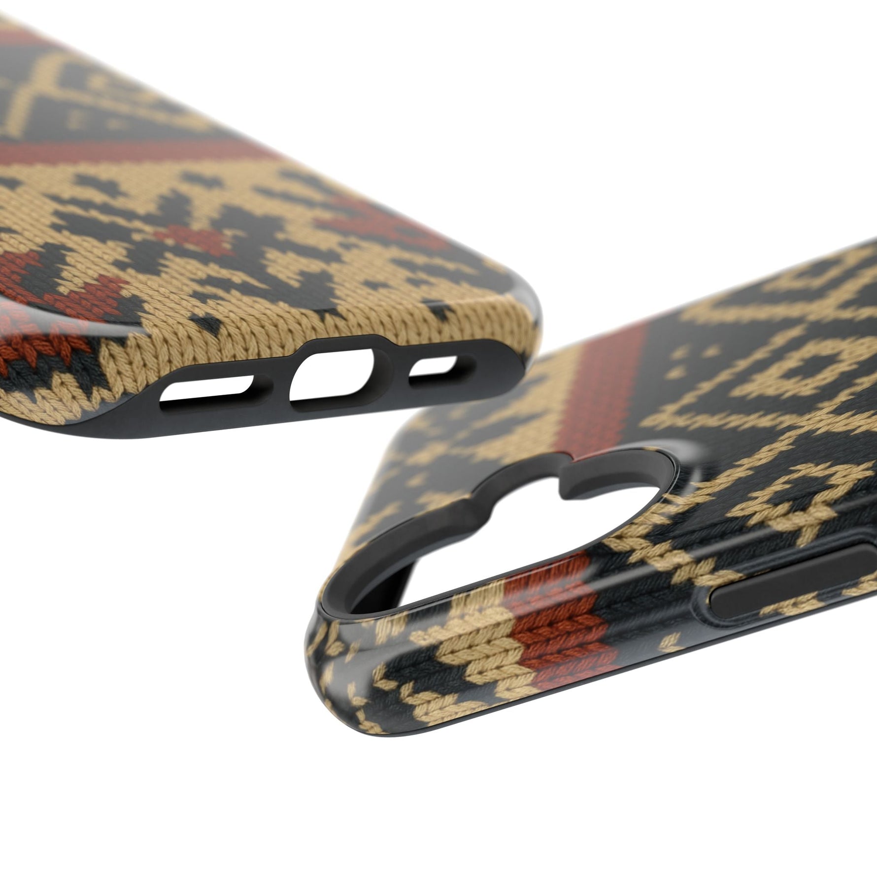 Nordic Knit Pattern MagSafe Impact-Resistant iPhone Case  Shamo's