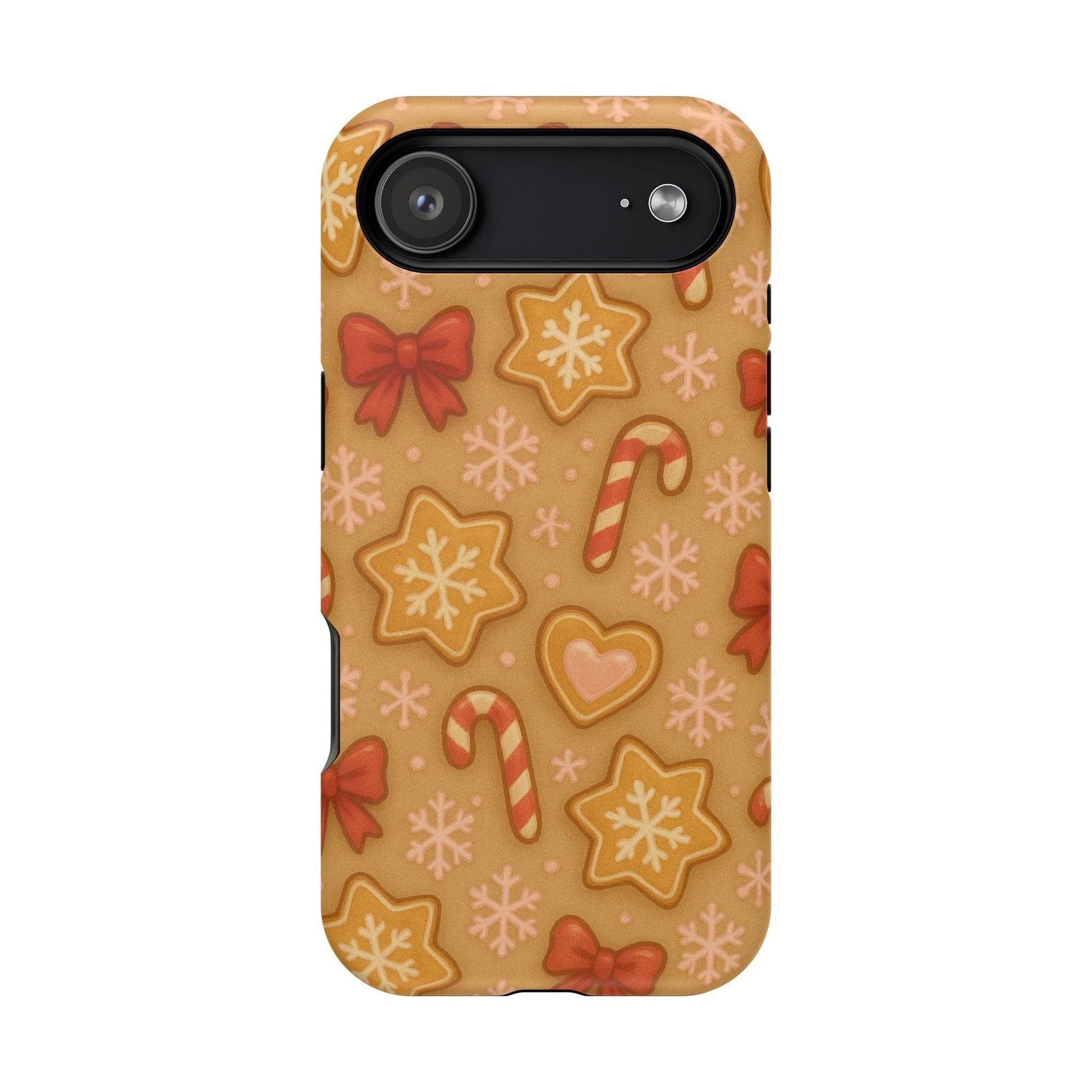Candy Cane & Gingerbread Holiday iPhone Case — Impact-Resistant  Shamo's iPhone 17 Air / Matte / Without gift packaging