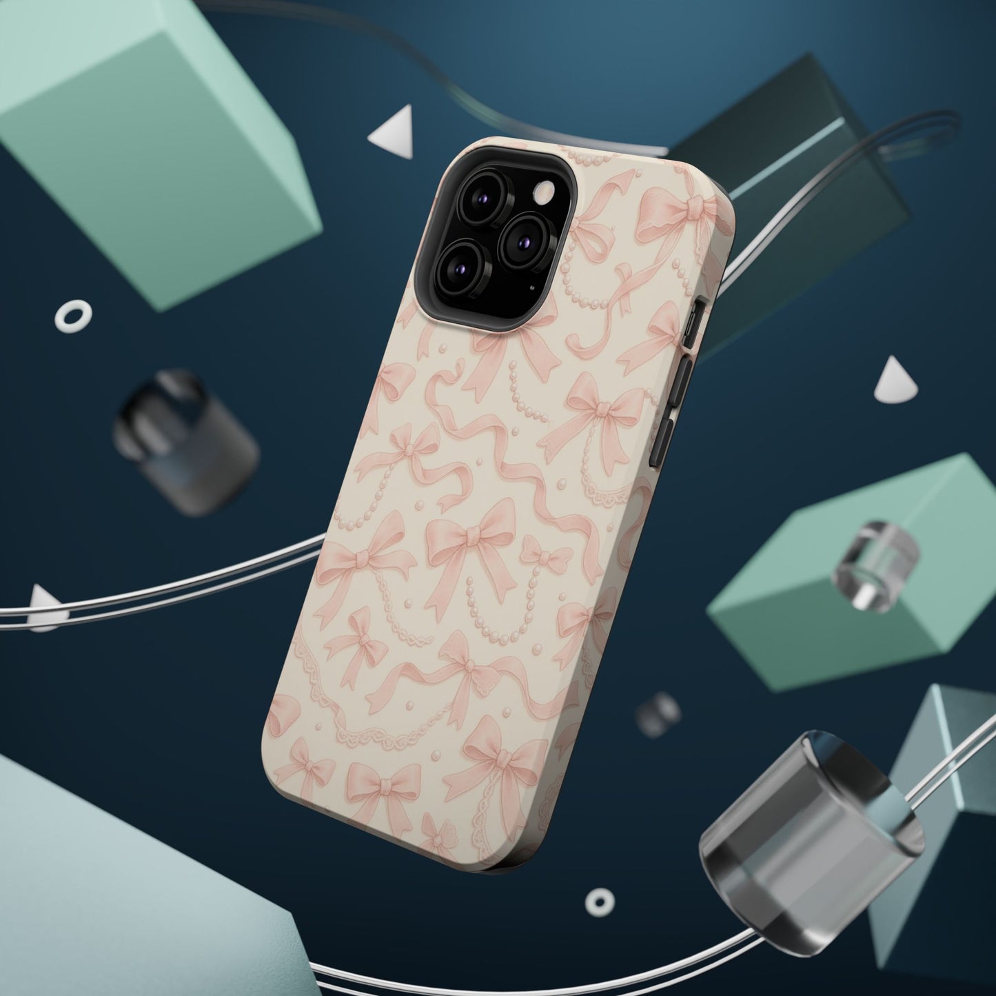 Coquette Bows Pattern iPhone Case | MagSafe