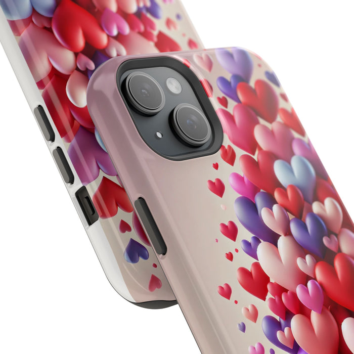 Shamo's Phone Case | MagSafe Compatible | Love Hearts Theme for iPhone 17 and more