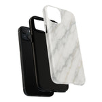 Classic White Marble iPhone Case with MagSafe - Shamo's