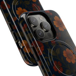 Floral Night Velvet iPhone Case - Works with MagSafe - Shamo's
