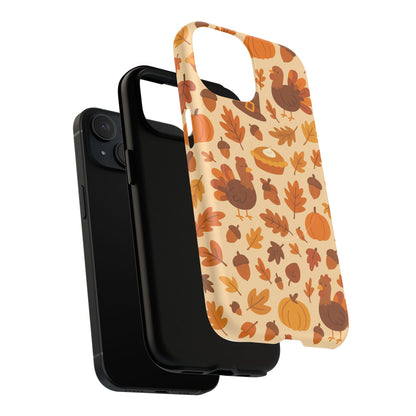 Thanksgiving-Themed Tough Magnetic iPhone Case | Compatible with MagSafe