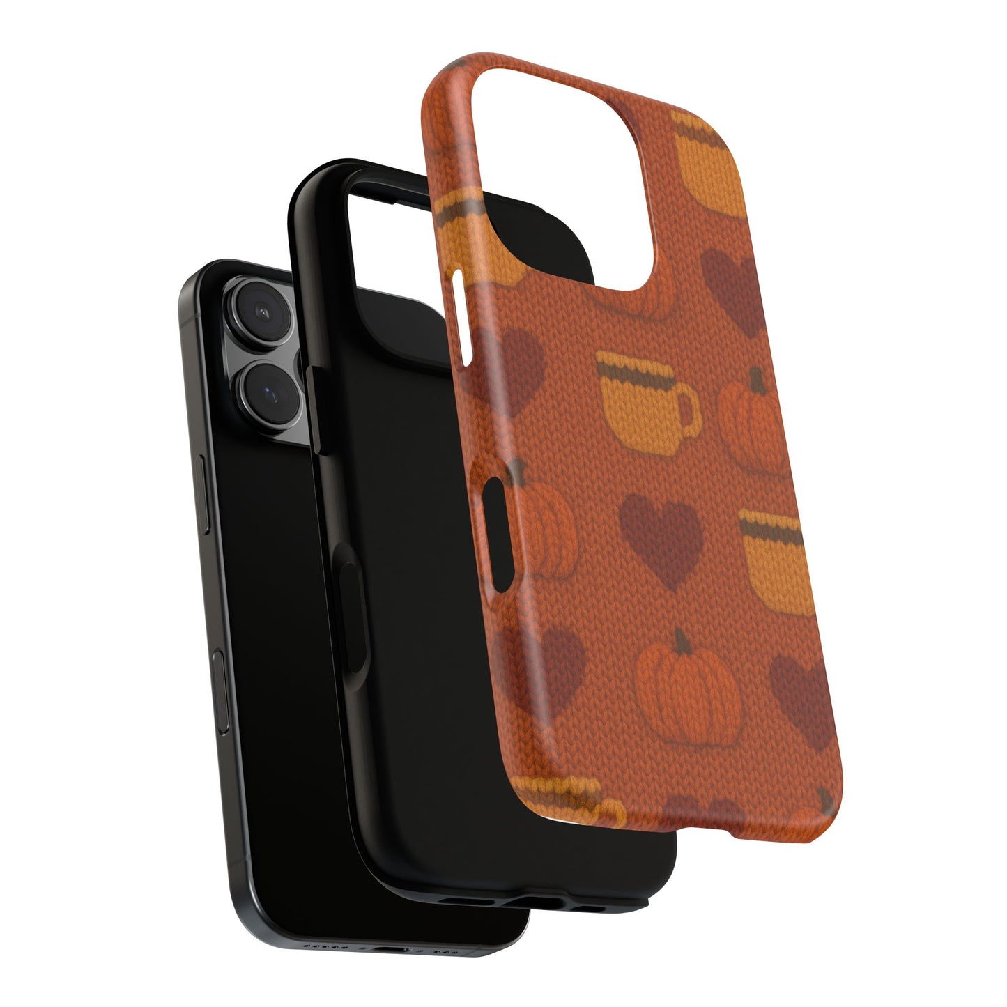 Fall Pumpkin & Coffee iPhone Case