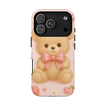 Ribbon Teddy Bear Love iPhone Case with MagSafe - Shamo's