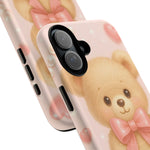 Ribbon Teddy Bear Love iPhone Case with MagSafe  Shamo's