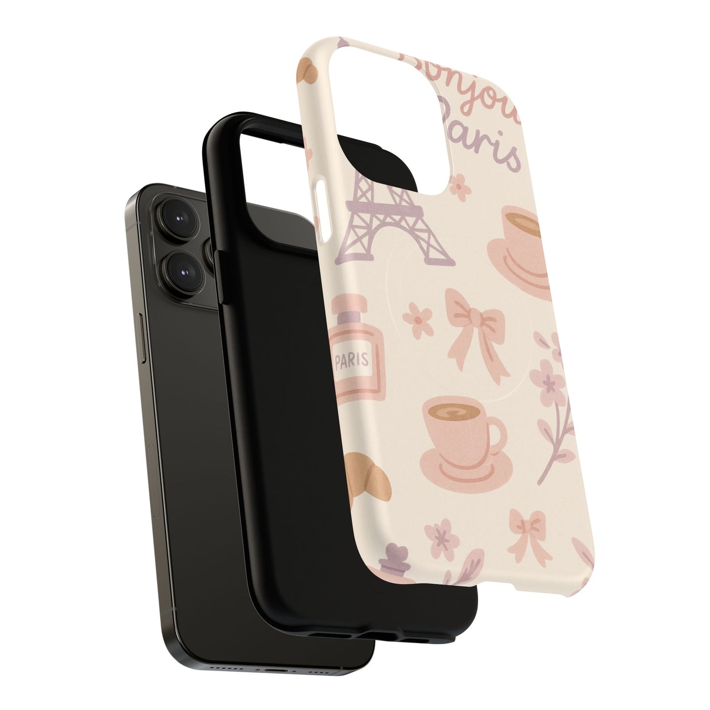 Chic Parisian iPhone Case - with Eiffel Tower Design | MagSafe