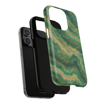 Green Marble iPhone Case with MagSafe - Shamo's