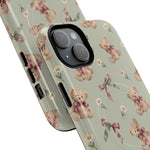 Funda para iPhone con lazo y osito de peluche con MagSafe