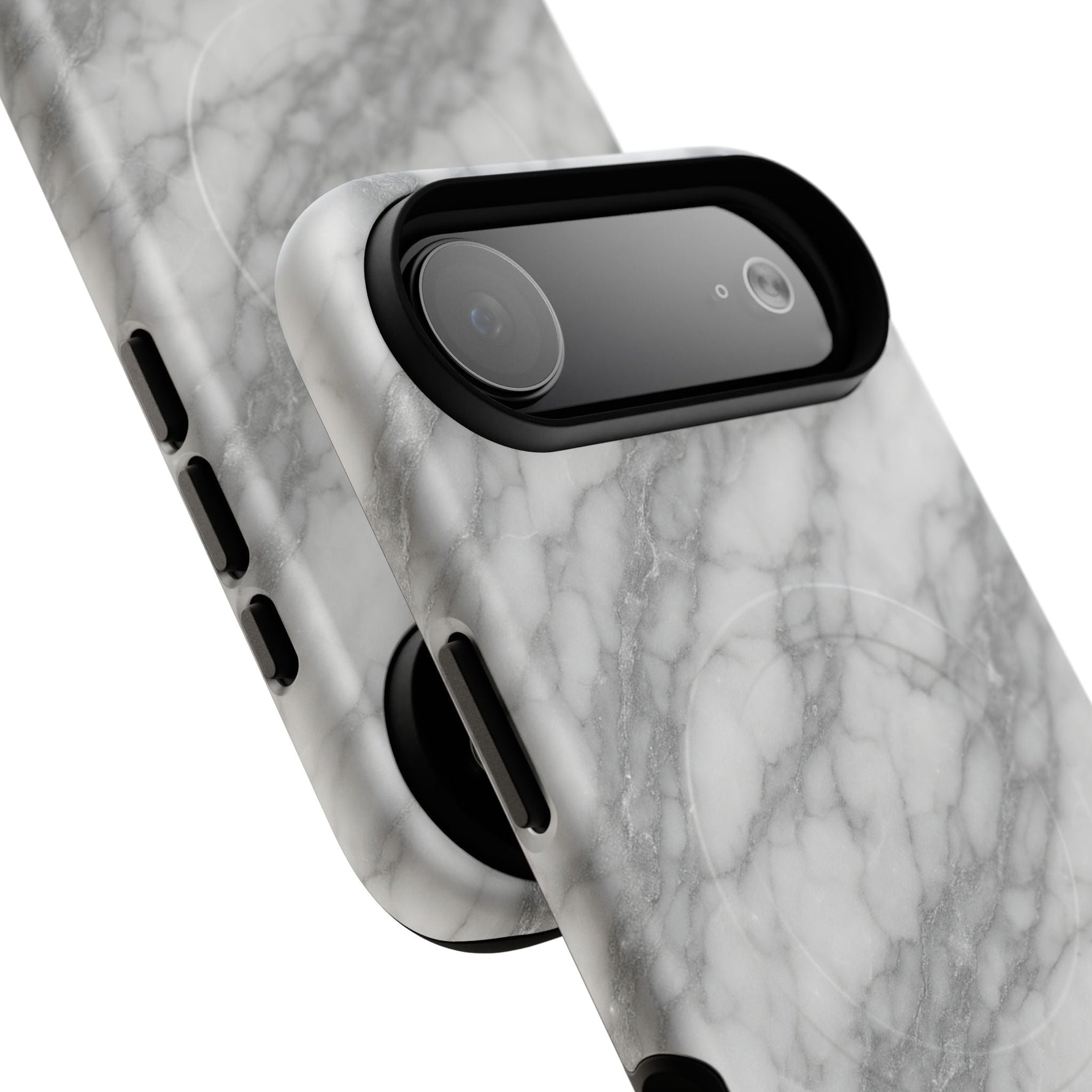 Silver Mist Marble iPhone Case with MagSafe  Shamo's