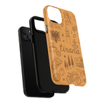 Tirana Illustrated Hand-Drawn iPhone Case — Albanian Landmarks & Icons | MagSafe compatible  Shamo's