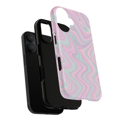 Colorful Marble Pastel Swirl iPhone Case | MagSafe